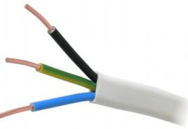 Przewód elektryczny drut płaski YDYp 450/750V 3×1,5mm2 100m MERCOR