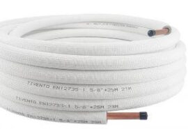 Rura Miedziana w otulinie 1/4 krąg 25 m Tivento Flex