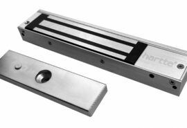 Zwora elektromagnetyczna HARTTE MG280SR 280kg z monitoringiem i sygnalizacją