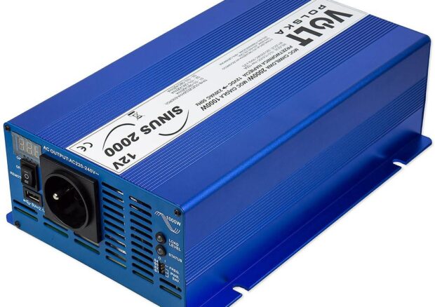 PRZETWORNICA VOLT POLSKA SINUS ECO 2000 12V / 230V 1000/2000W