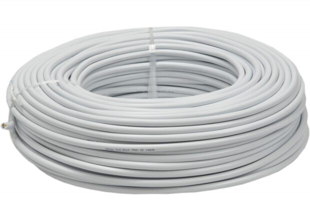 Przewód elektryczny drut okrągły YDY 450/750V 5x4mm2 100m MERCOR