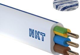 Przewód NKT instal PLUS YDYp 3×1,5 żo biały 450/750V 100m