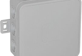 Puszka natynkowa pusta 12 wlotów VIPLAST V7 klik SZARA IP54 100x100x41mm 037-03