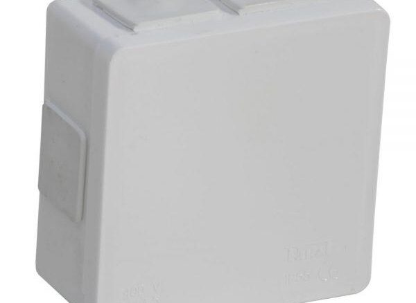 Puszka natynkowa pusta 6 wlotów VIPLAST VP-02 klik BIAŁA IP55 86x86x40mm 002-01