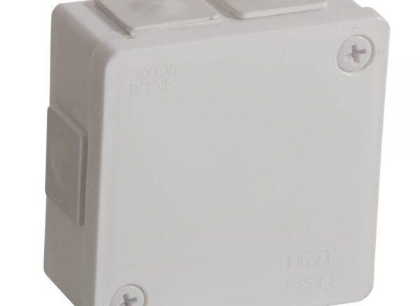 Puszka natynkowa pusta 6 wlotów VIPLAST VP-22 BIAŁA IP55 86x86x40mm 022-01