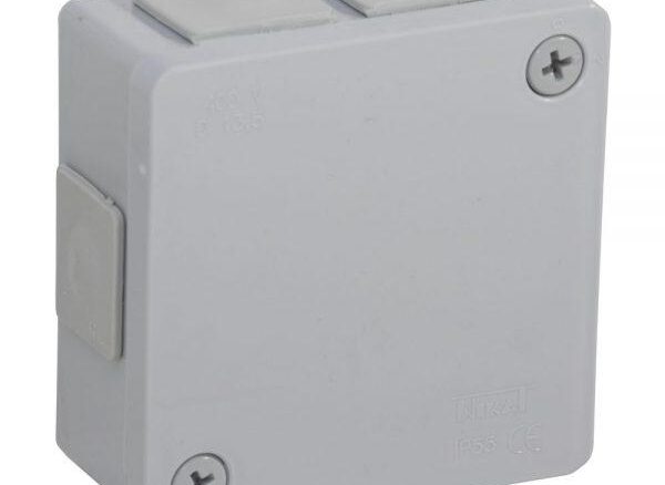 Puszka natynkowa pusta 6 wlotów VIPLAST VP-22 SZARA IP55 86x86x40mm 022-03