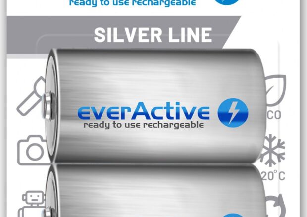 Akumulatorki D / R20 Ni-MH everActive 5500mAh Silver Line (box 2 szt.)