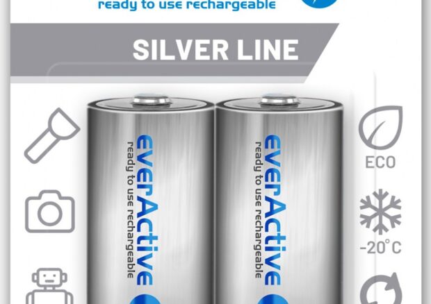 Akumulatorki C / R14 Ni-MH everActive 3500 mAh Silver Line (box 2 szt.)