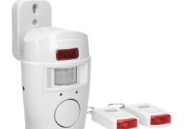 Mini alarm Virone bezprzewodowy z wbudowaną syreną, sterowany pilotem AS-1