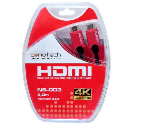 Kabel Hdmi Conotech NS-003 2.0 B 4K 3m