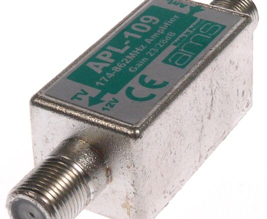 Wzmacniacz ant. APL-109e 27/29dB ekranowany