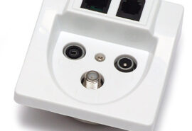 GNIAZDO KOŃCOWE SIGNAL RTV-SAT-RJ45 (R694043)