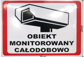 TABLICA OBIEKT MONITOROWANY 6586