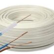 Przewód kabel koncentryczny z zasilaniem do CCTV BIAŁY K60+2×0,5mm2 ELEKTROKABEL 1m
