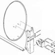 ANTENA CZASZA SAT 85cm STAL GRAFIT (satelitarna) TELE System