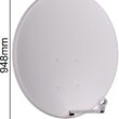 CZASZA ANTENA 90 CM JASNA (COR-900SAE-J)