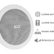 GŁOŚNIK SUFITOWY PA HQM-SOZ1024 10W 100V BIAŁY