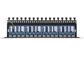 16-kanałowy panel zabezpieczający LAN z podwyższoną ochroną przepięciową PoE EWIMAR PTU-516R-PRO/PoE
