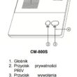 Interkom głośnomówiący COMMAX podrzędny CM-800S do CM-810