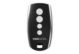 Pilot KING STYLO4K 4-kanałowy z kodem dynamicznie zmiennym 433,92 MHz, czarny